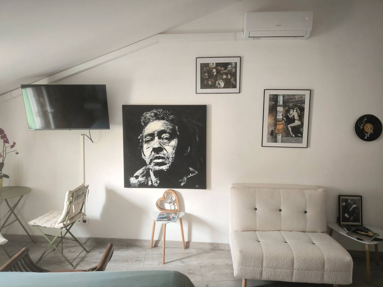 Zimmer 'Serge et Jane' mit privatem Pool, Wlan und Klimaanlage in Lespignan, Côte d'Améthyste