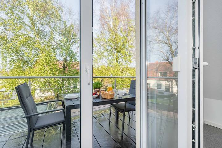 Ganze Wohnung, Komfortable Ferienunterkunft Thusnelda mit Balkon und Wlan in Koserow in Koserow, Bernsteinbäder