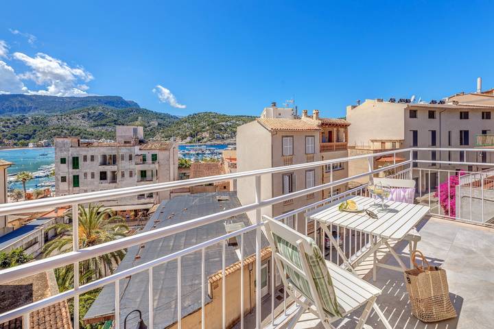 Apartamento entero, Fantástico apartamento "Casa Paqui "con vistas al mar, vistas a la montaña y Wi-Fi in Puerto de Sóller, Sóller
