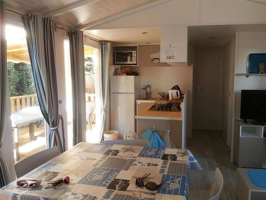 Camping et Parc Les Goelands - Mobilhome 6 personas - Mh3 N°30 con terraza cubierta in Arzal, Côte des Mégalithes