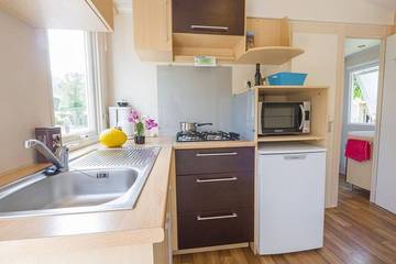 Mobil home pour 4 personnes à Pezuls