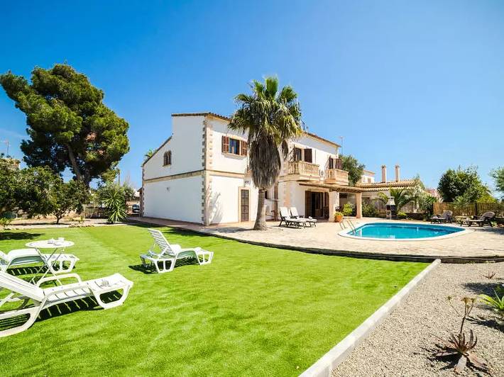 Ferienhaus für 8 Personen, mit Balkon und Terrasse sowie Garten und Pool in Porto Cristo - 2