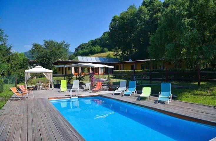 B&b per 6 persone, con Terrazza e Giardino nonché Piscina e Panorama a Pinerolo