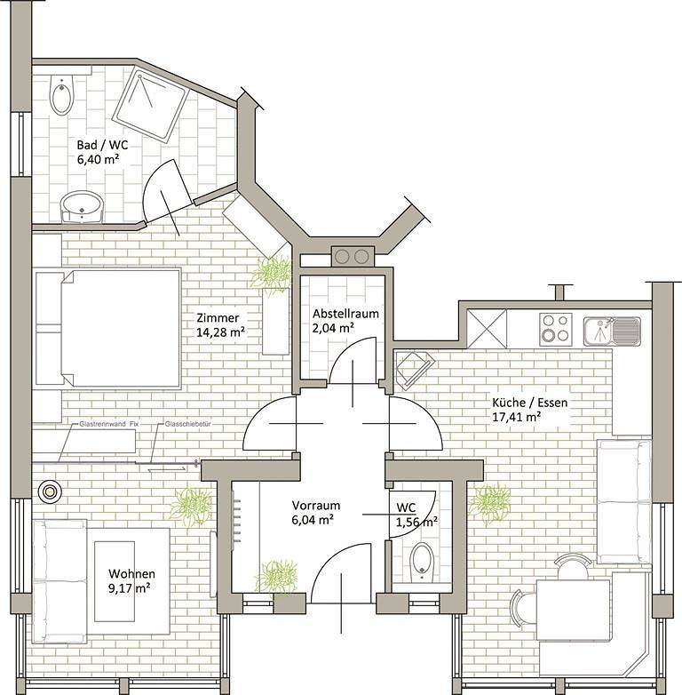 Ganze Ferienwohnung, Appartement/Fewo, Dusche oder Bad, Wc in Stubaier Alpen, Telfes im Stubai