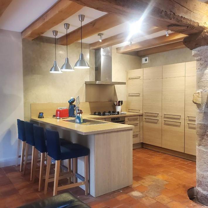 Location de vacances pour 4 personnes, avec Terrasse ainsi que Jardin et Vue à Cluny - 4