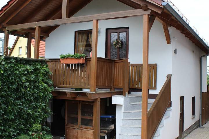 Ferienhaus für 3 Personen, mit Balkon und Garten, mit Haustier in Lichtenhain