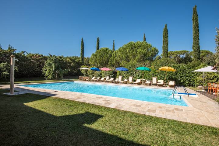 Appartamento 'Agriturismo Ischieto - Il Cipresso' con piscina in comune, Wi-Fi e aria condizionata in Rapolano Terme, Siena e dintorni