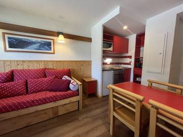 Gîte pour 4 personnes, avec piscine, animaux acceptés dans Plagne 1800