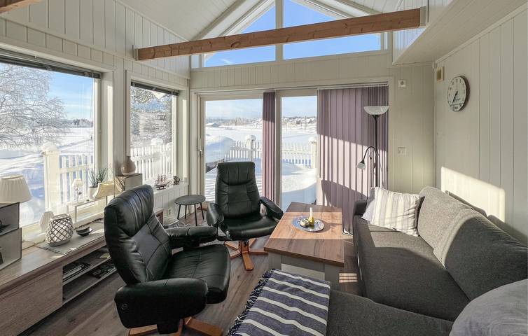 Ferienhaus für 3 Personen mit Terrasse in Vestre Toten