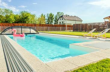 Ferienhaus für 8 Personen, mit Terrasse und Garten in Polen