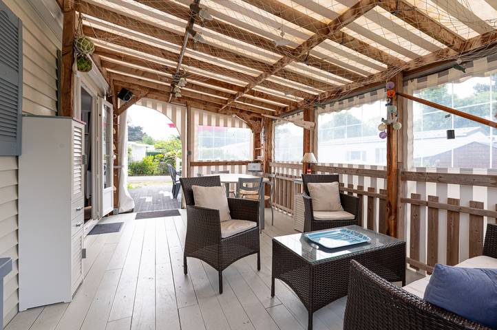 Camping pour 6 personnes, avec bassin pour enfant et jardin dans le Golfe du Morbihan - 3