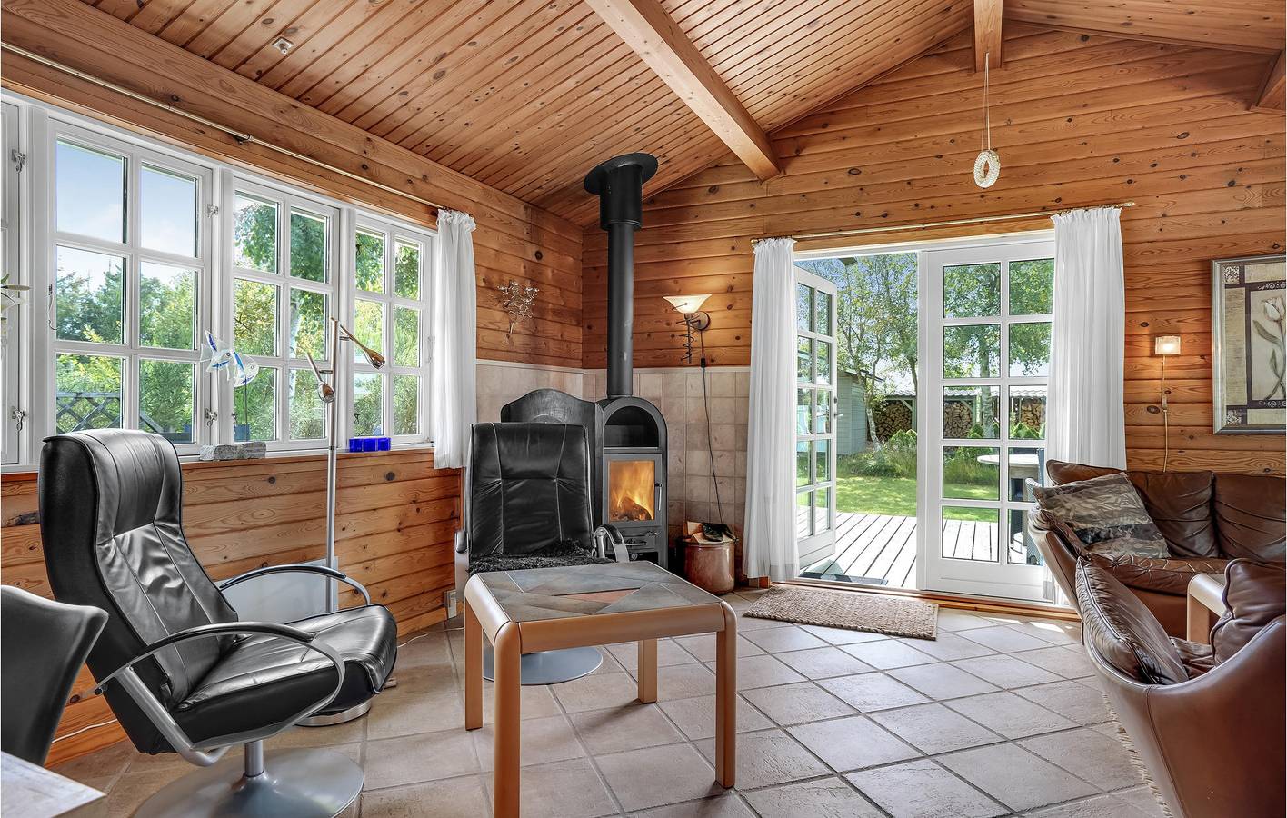 Ferienhaus für 5 Personen mit Terrasse in Napstjert, Jerup