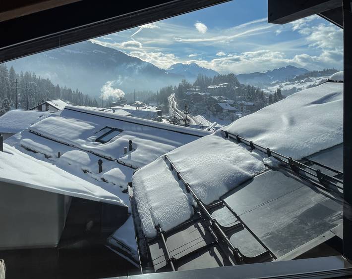 Hütte für 10 Personen, mit Whirlpool und Sauna sowie Balkon, kinderfreundlich in Laax - 2