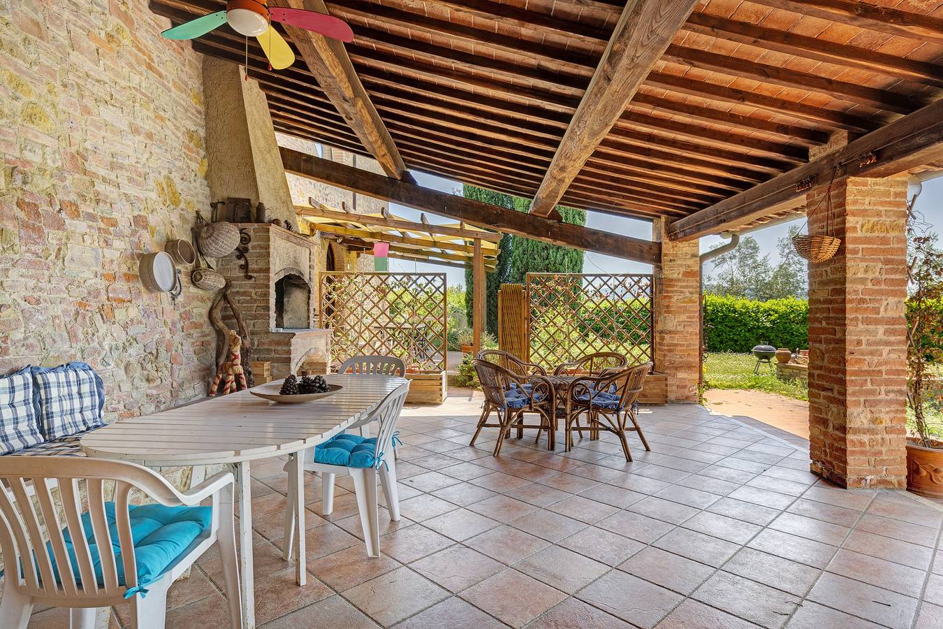 'La Ripa - Hauptwohnung' mit Gemeinschaftspool und Wlan in San Gimignano, Siena Provinz