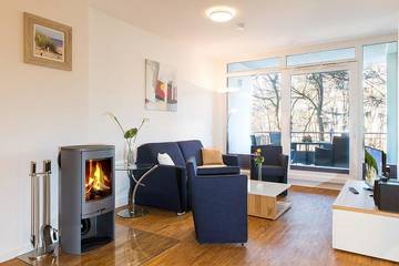 Ferienwohnung für 4 Personen, mit Ausblick und Balkon, mit Haustier in Binz