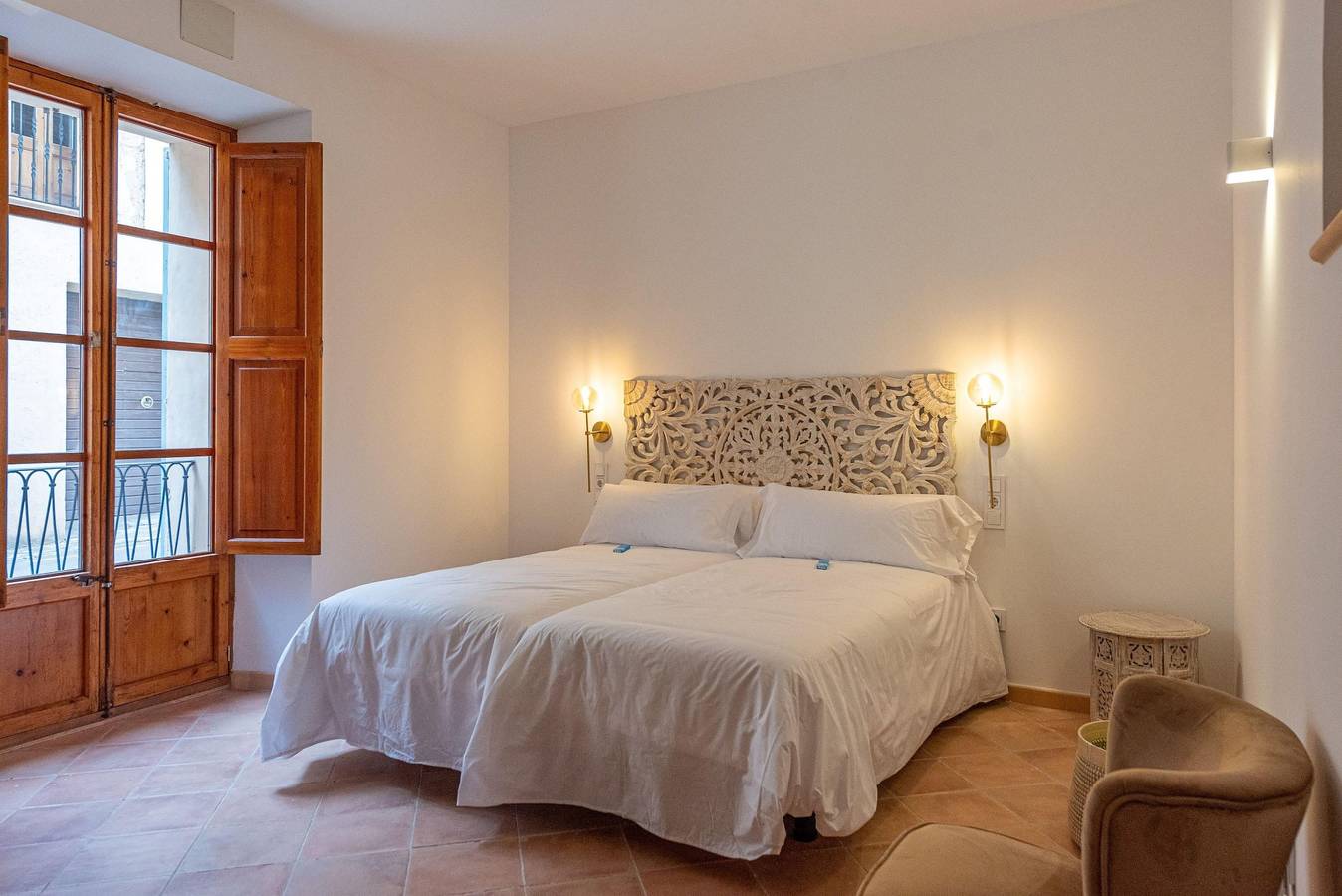 Cas Català - Doble Estandard - Beautiful room in a boutique hotel with shared pool and free Wi-Fi in Sineu, Interior de Mallorca