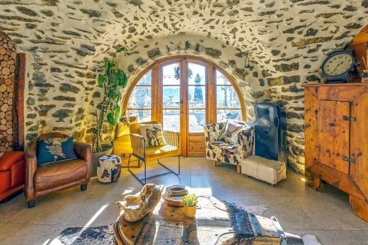 Ganze Wohnung, Le Refuge Des Toupins Quand le Confort et L'originalité Rencontrent L'élégance in Prunières, Nationalpark Écrins