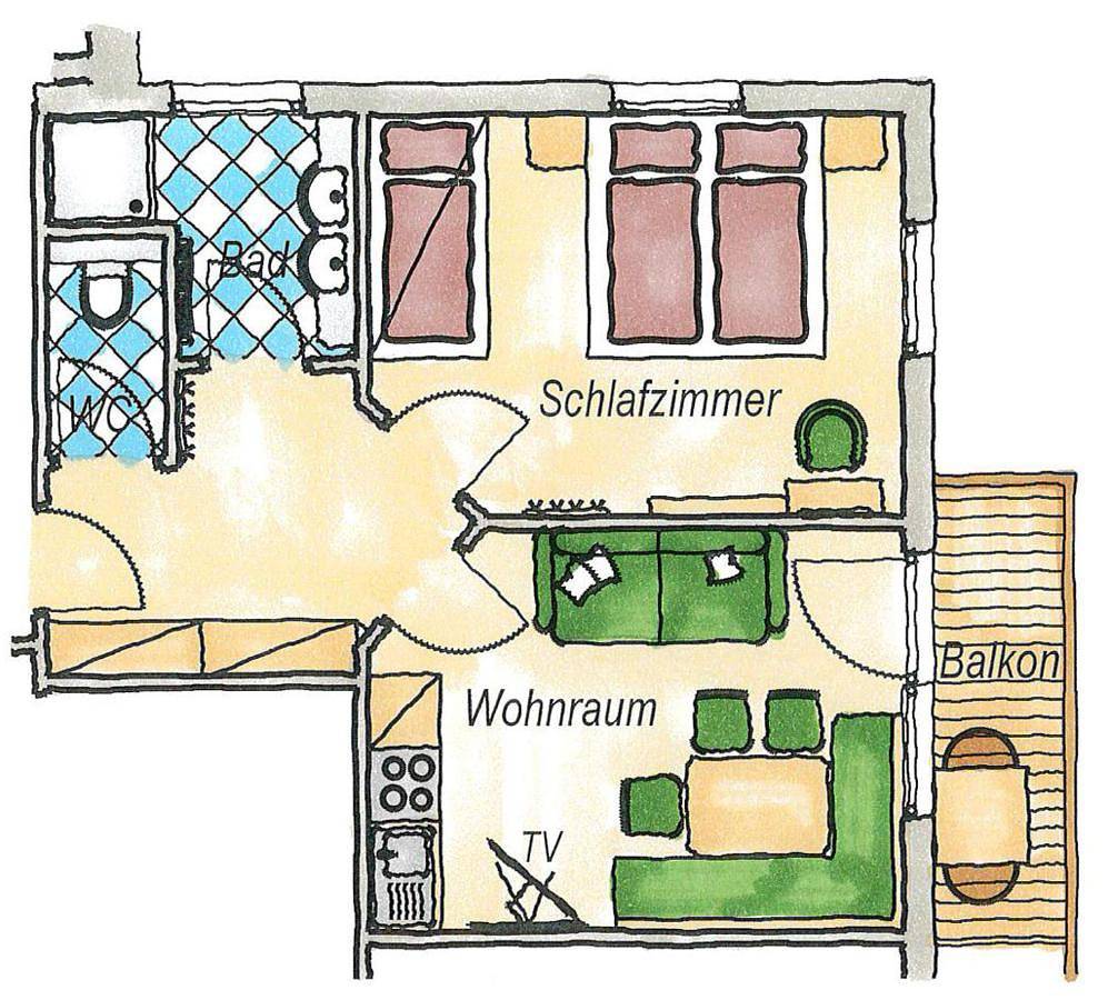 Erlenhof Appartements in Grossarl, Ski Amadé