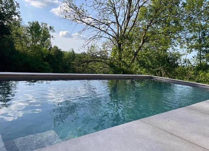 Gîte pour 6 personnes, avec vue et jardin ainsi que piscine et sauna à Ellezelles