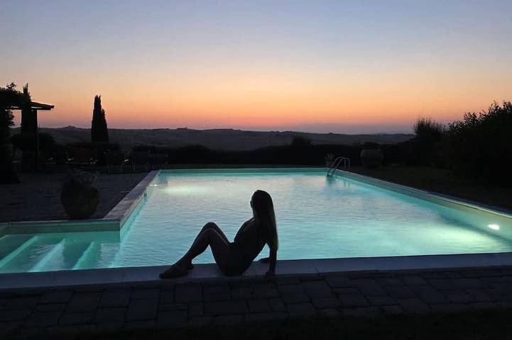 Casale a Montalcino, splendida vista! in San Giovanni d'Asso, Montalcino