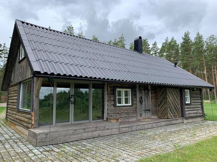 Vakantiehuis voor 4 personen, with uitzicht and sauna as well as tuin and terras in Estland