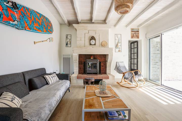 Location de vacances pour 6 personnes, avec jardin, adapté aux familles à Le Grand-Village-Plage - 4