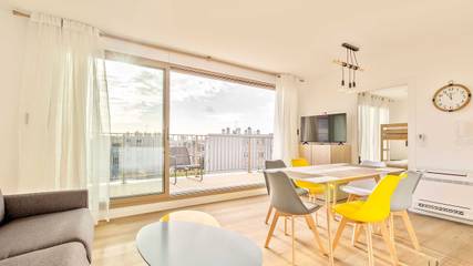 Gîte pour 6 personnes, avec balcon/terrasse à Champigny-sur-Marne