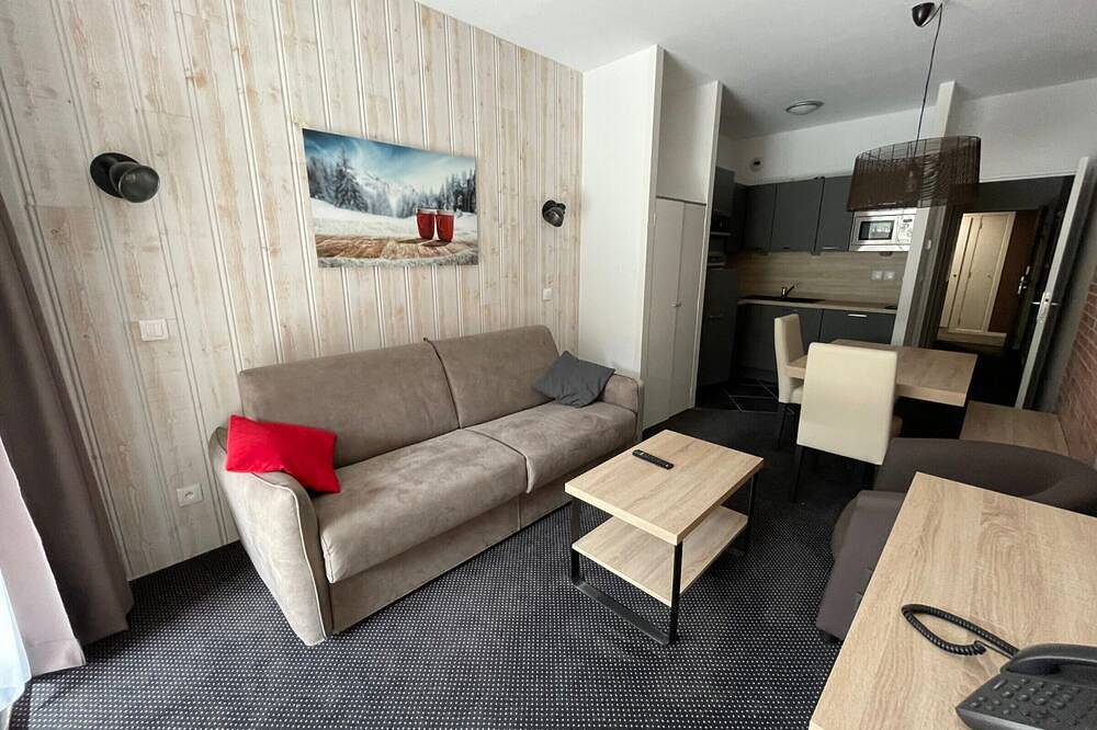 Apartamento entero, Gourette: Estudio acogedor 4 pers, piscina, se aceptan mascotas in Gourette, Eaux-Bonnes