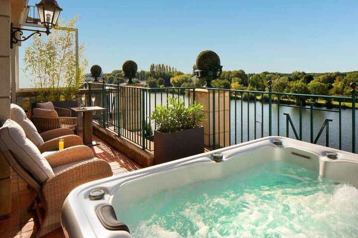 Hôtel pour 5 personnes, avec jardin et piscine ainsi que vue et sauna, animaux acceptés à Joigny - 2