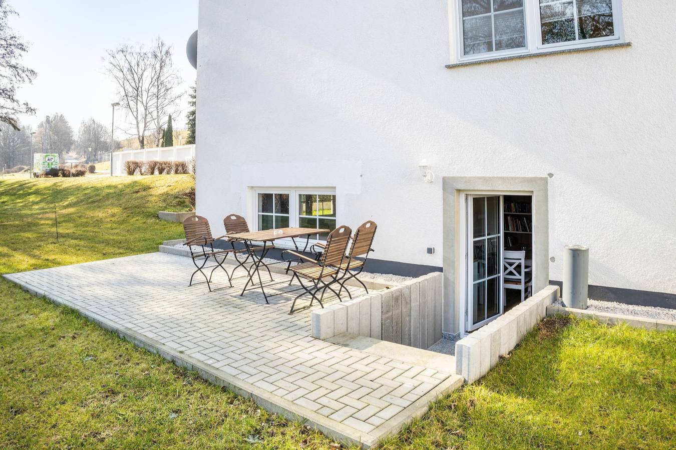 Ganze Wohnung, Ferienwohnung 'Terrace' mit privater Terrasse und Wi-Fi in Föritztal, Region Sonneberg