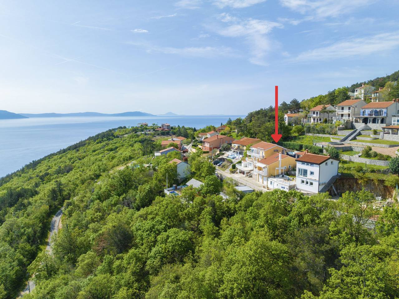 Panoramare in Zagorje, Ostküste Istrien