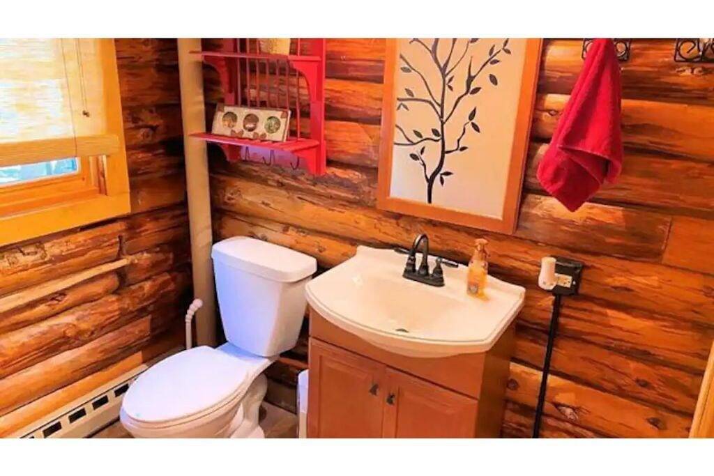 Private Log Cabin in 10 Acre Forest in Adams County (WI)