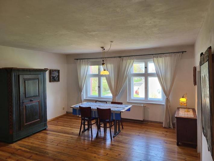 Ferienwohnung für 4 Personen, mit Terrasse und Garten sowie Ausblick