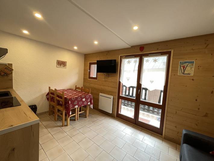 Studio pour 4 personnes, avec balcon/terrasse à Valloire