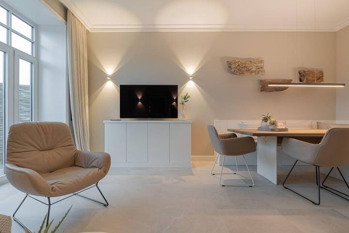 Ferienhaus für 4 Personen, mit Garten und Terrasse sowie Sauna, mit Haustier