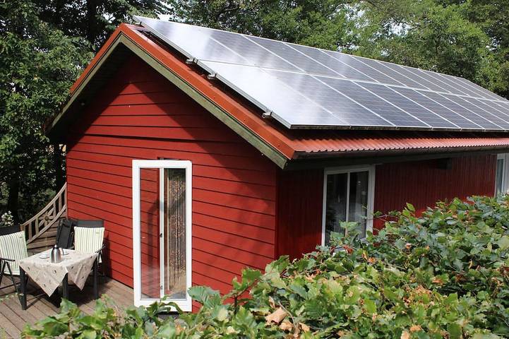 Ferienhaus für 4 Personen, mit Terrasse und Garten, mit Haustier in Lindewitt