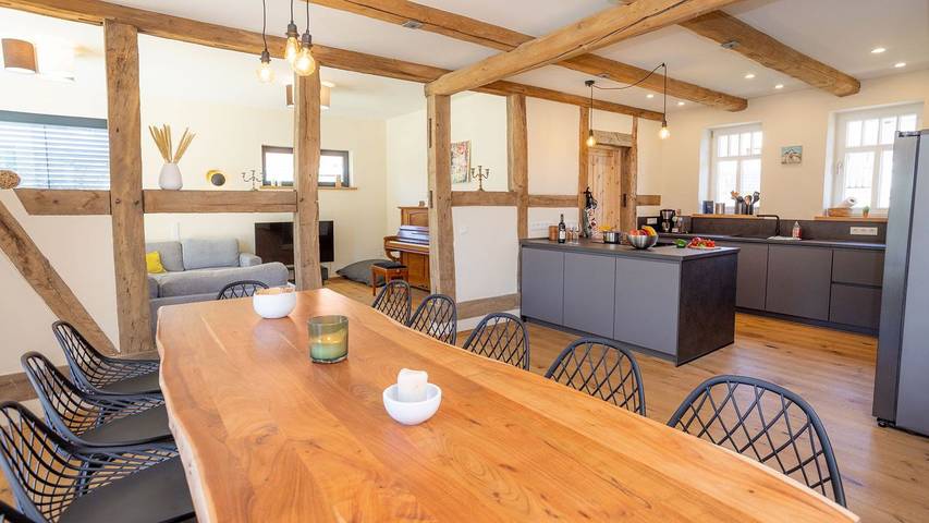 Ferienhaus für 17 Personen, mit Balkon und Garten in Naturpark Südharz - 3