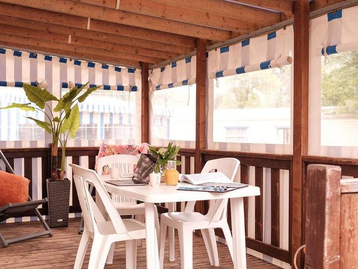 Camping L'Orée de l'Océan - Mobilheim 4 personen - Cottage Cosy 2 Zimmer in Landevieille, Loire-Tal