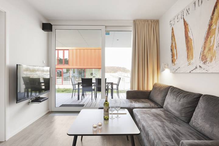 Ferienwohnung für 4 Personen, mit Balkon/Terrasse und Terrasse sowie Sauna in der Lübeck - 3