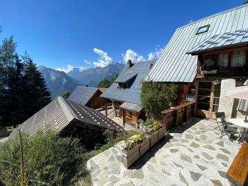 Gîte pour 6 personnes, avec terrasse, animaux acceptés dans L'Alpe d'Huez