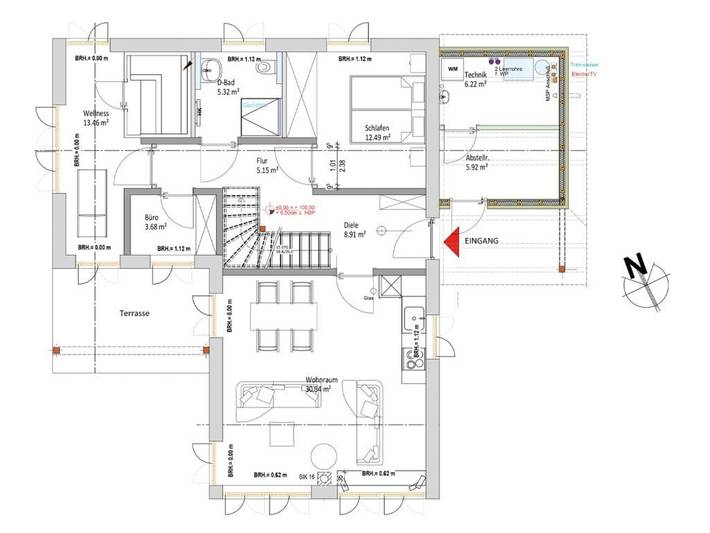 Ferienwohnung für 8 Personen, mit Garten und Sauna, kinderfreundlich in Kalkhorst - 4