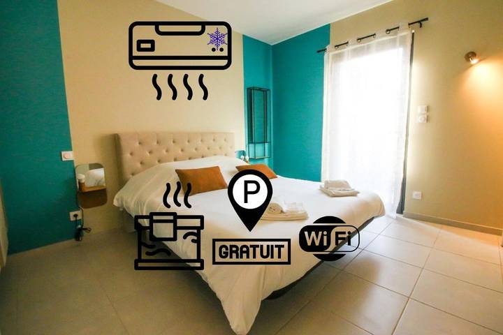 Chambre d’hôte pour 2 personnes, avec jacuzzi et terrasse - 1