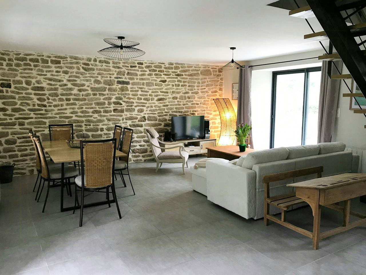 Maison de campagne entourée de nature en Bretagne in Cruguel, Région de Pontivy