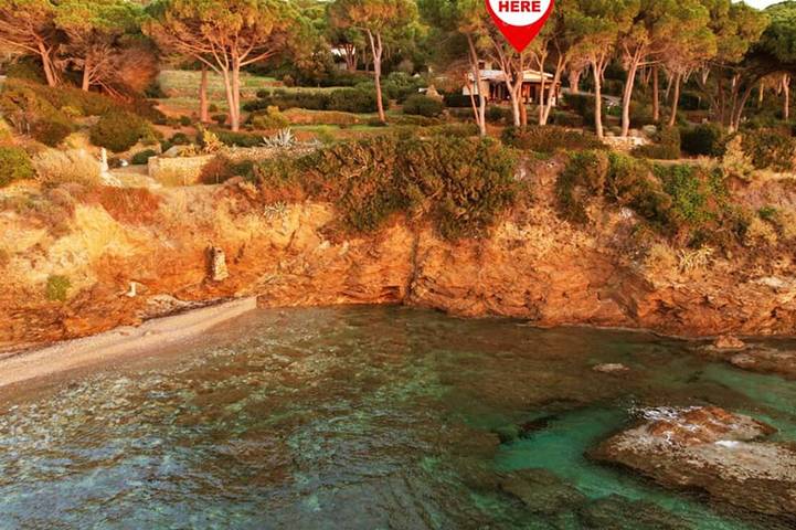 Chalet für 2 Personen, mit Terrasse und Garten auf Elba