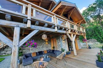 Chalet pour 14 personnes, avec sauna et jardin, animaux acceptés à Vaujany