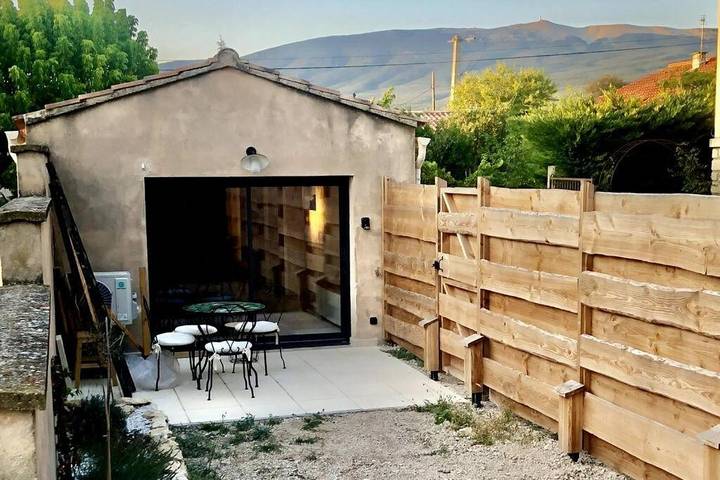 Appartement de vacances pour 4 personnes, avec jardin ainsi que vue et terrasse