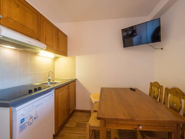 Ganzes Studio, Studio für 4 Personen mit Balkon in Orcières, Nationalpark Écrins