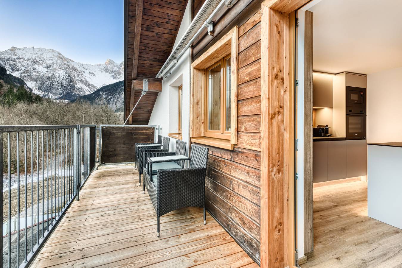 Apartamento inteiro, Ferienwohnung Gipfelstube in Rätikon mountain range, Brand