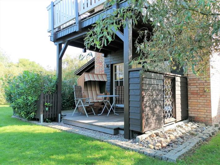 Ferienwohnung für 2 Personen, mit Balkon und Terrasse sowie Garten in Neubukow-Salzhaff