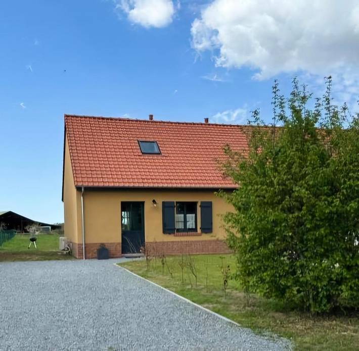 Maison de vacances pour 4 personnes, avec terrasse ainsi que vue et jardin
